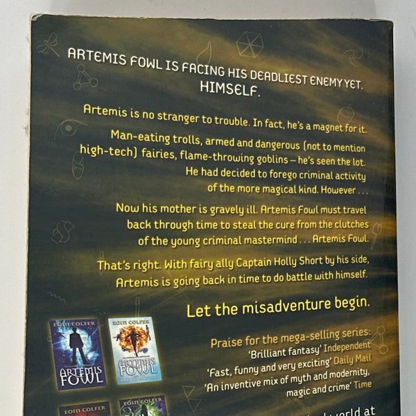 Colfer Artemis Fowl Time Paradox back cover image