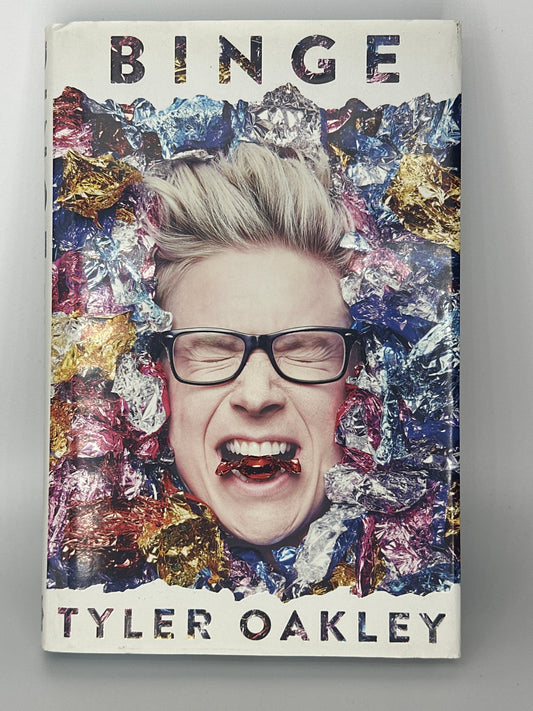 Tyler Oakley Binge actual front cover used books