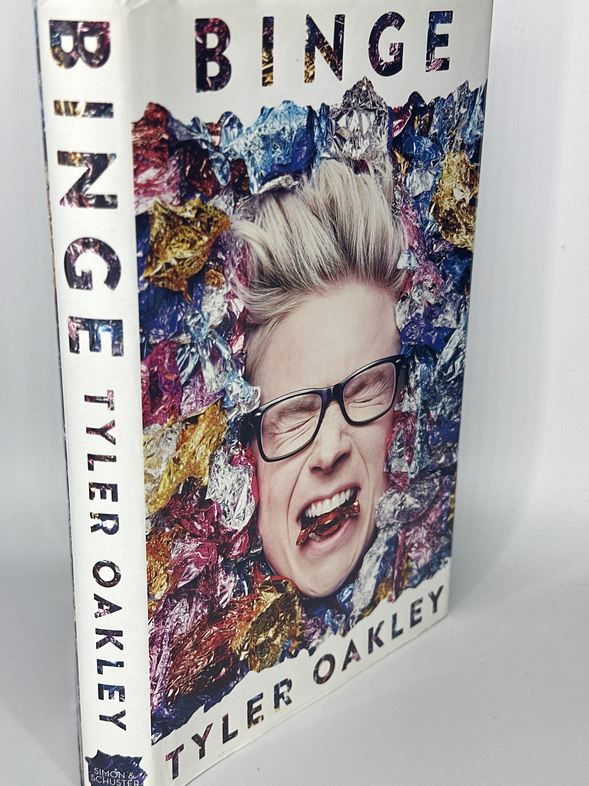 Tyler Oakley Binge actual spine used books