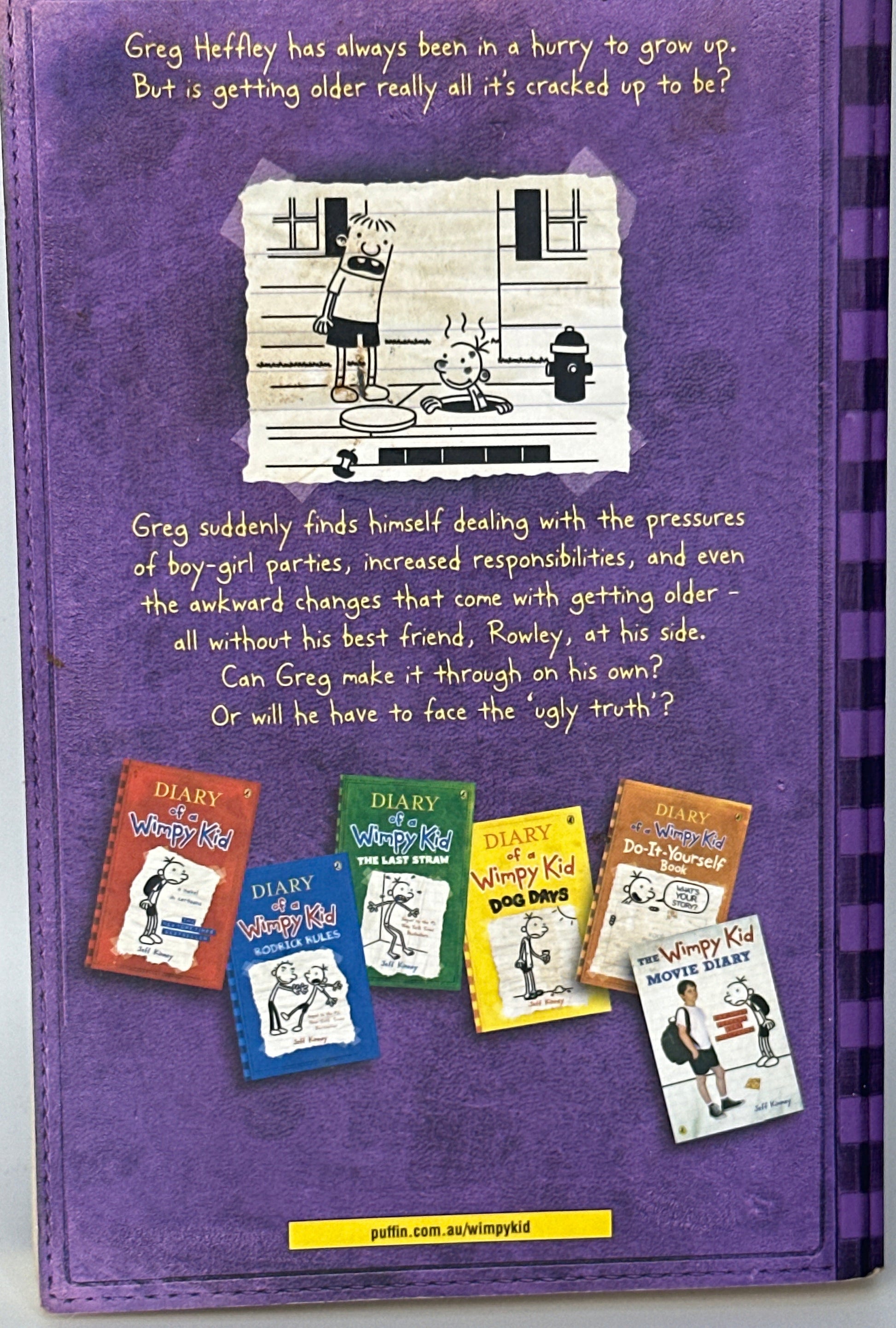 Diary of a Wimpy Kid - the Ugly Truth back cover used books