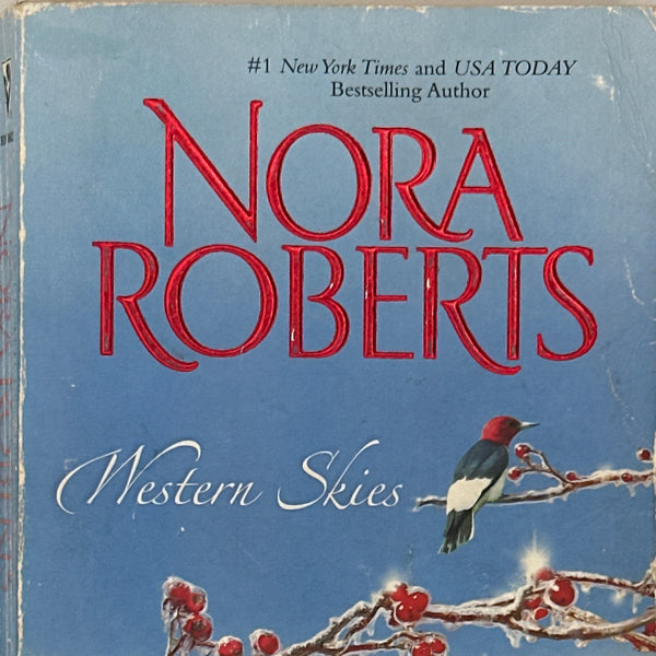 Nora Roberts Western Skies front cover used books