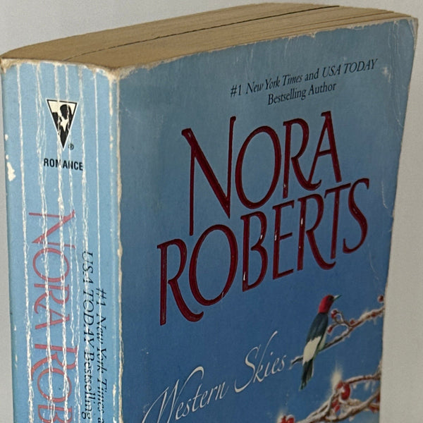 Nora Roberts Western Skies spine used books