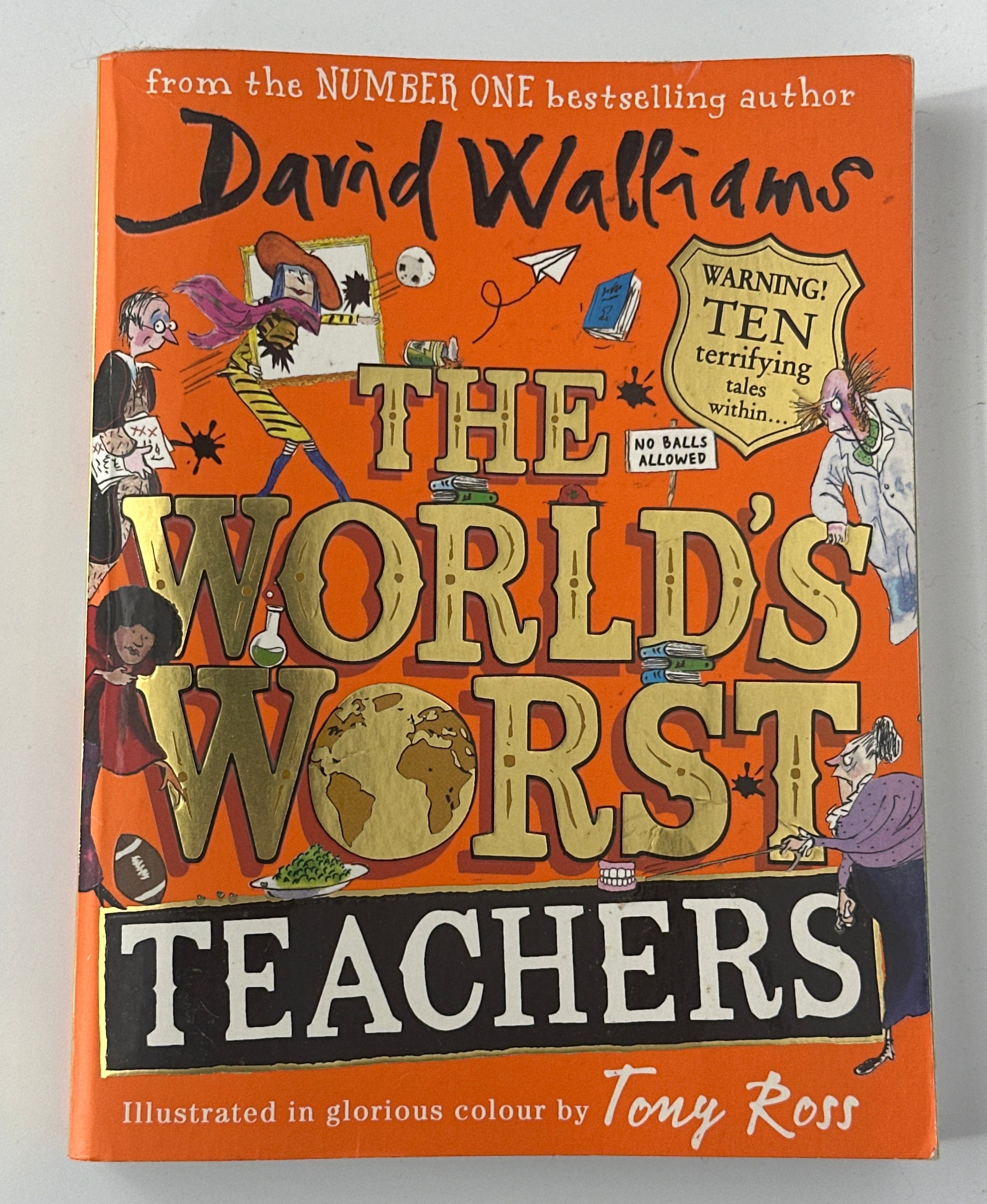 David Walliams The Worlds Worst Teachers front cover used books