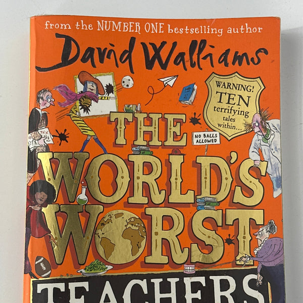 David Walliams The Worlds Worst Teachers front cover used books