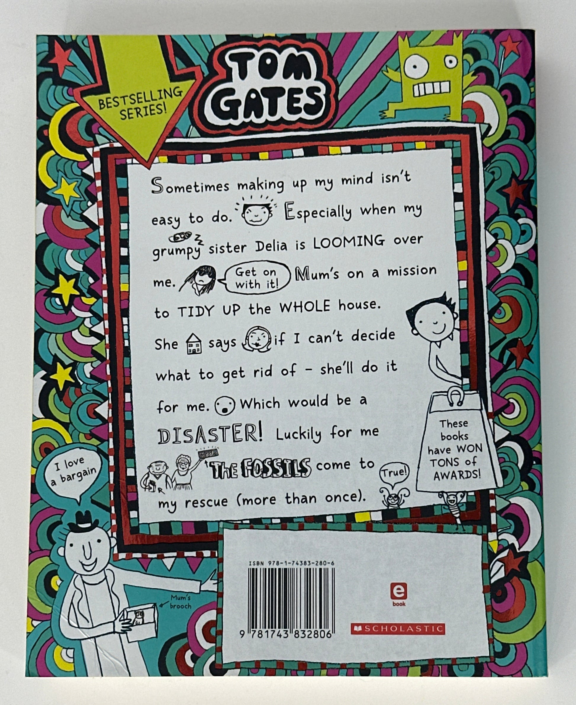 liz pichon Yes! No (Maybe) (Tom Gates #8) back cover used books