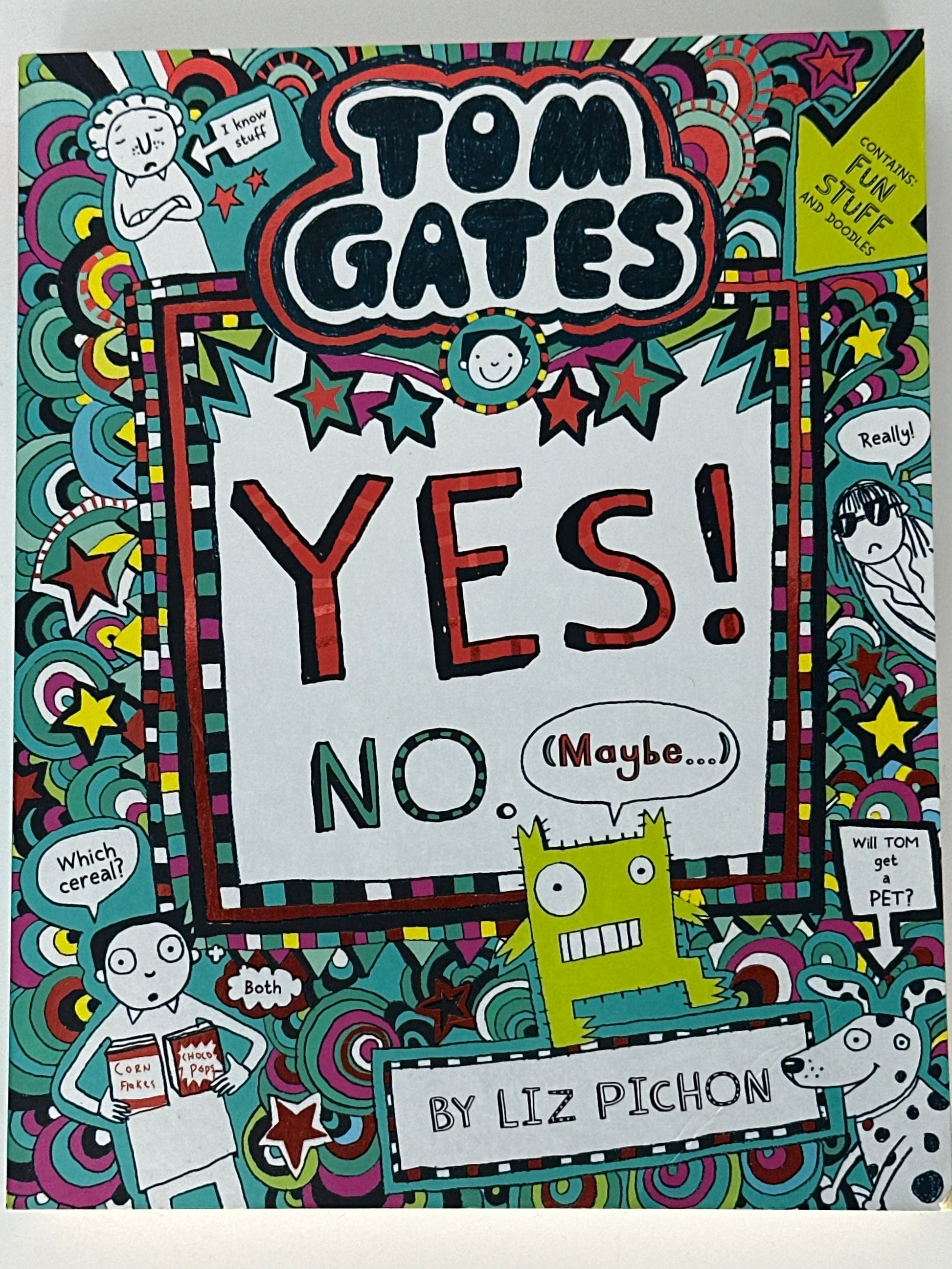 Liz Pichon Yes! No (Maybe) (Tom Gates #8) front cover used books