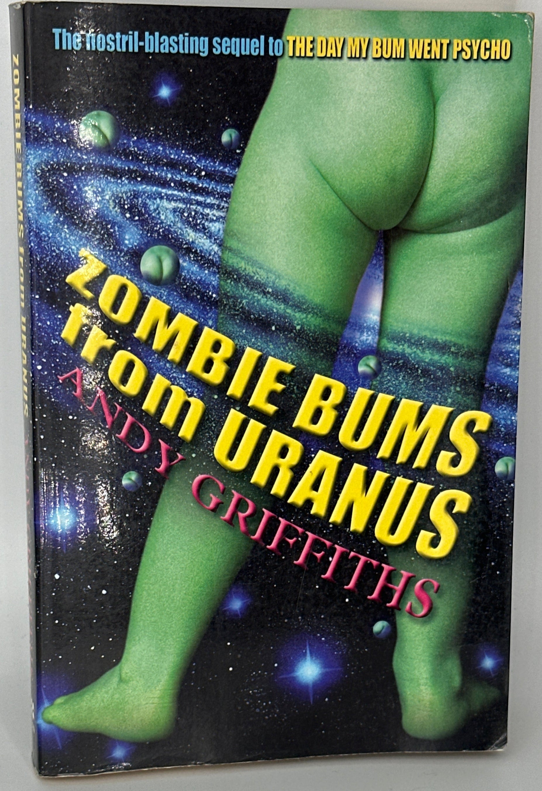 Andy Griffiths ZOMBIE BUMS FROM URANUS front cover used books