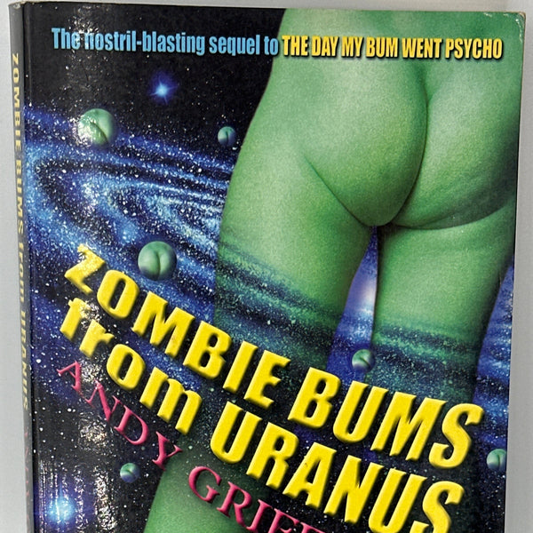 Andy Griffiths ZOMBIE BUMS FROM URANUS front cover used books